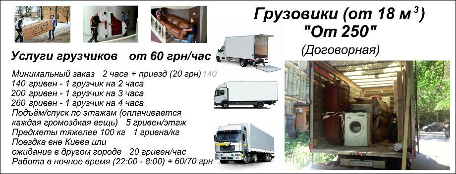 КВАРТИРНЫЙ ПЕРЕЕЗД КИЕВ ГРУЗЧИКИ