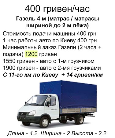 ПЕРЕВЕЗТИ МАТРАС КИЕВ ГАЗЕЛЬ 245