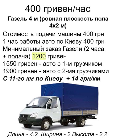 ПЕРЕВЕЗТИ ШКАФ КИЕВ ГАЗЕЛЬ 400