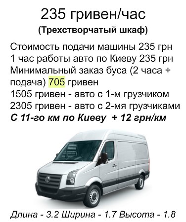 ПЕРЕВЕЗТИ ШКАФ КИЕВ